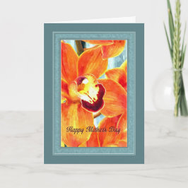 Mother's Painted Orchid Karte