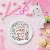 Mothers Spark Joy In Simple Things Pappteller (Party)