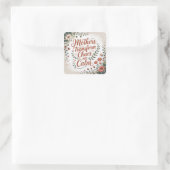 Mothers Transform Chaos Into Calm Quadratischer Aufkleber (Tasche)