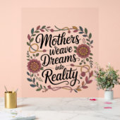 Mothers Weave Dreams Into Reality Acrylschild (Hochzeit)
