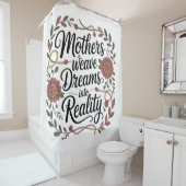Mothers Weave Dreams Into Reality Duschvorhang (Beispiel)