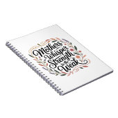 Mothers Whisper Strength To The Weak Notizblock (Rechte Seite)