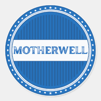 Motherwell City Pride Emblem – Schottische Identit Runder Aufkleber