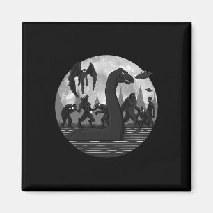 Mothman Bigfoot Loch Ness Monster Außerirdischen U Magnet