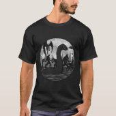 Mothman Bigfoot Loch Ness Monster Außerirdischen U T-Shirt (Vorderseite)