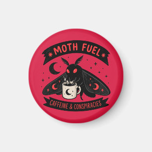 Mothman Coffee Moth Fuel Koffein und Verschwörunge Magnet
