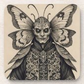MOTHMAN CREATUR GETRÄNKEUNTERSETZER (Vorderseite)