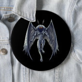 Mothman Cryptid Creature Button (Beispiel)