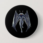 Mothman Cryptid Creature Button (Vorderseite)