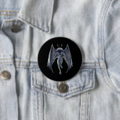 Mothman Cryptid Creature Button (Beispiel)