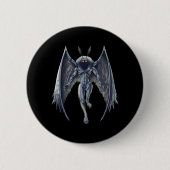 Mothman Cryptid Creature Button (Vorderseite)