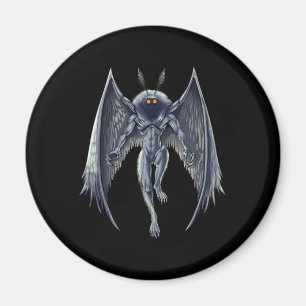 Mothman Cryptid Creature Magnet