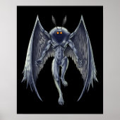 Mothman Cryptid Creature Poster (Vorne)