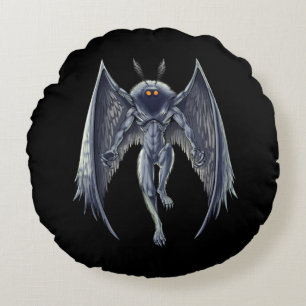 Mothman Cryptid Creature Rundes Kissen