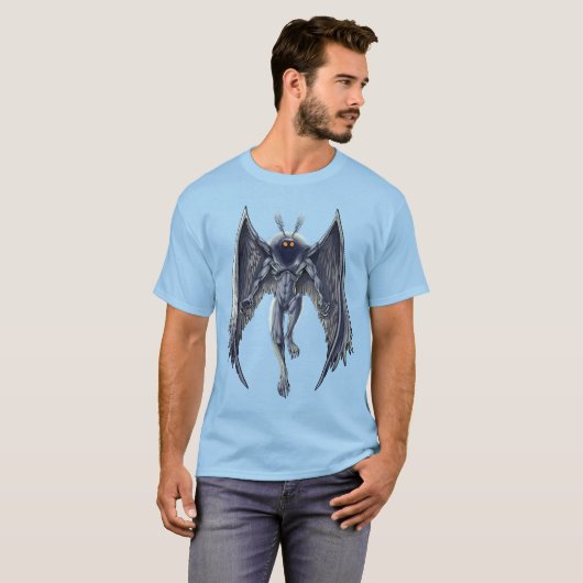 Mothman Cryptid Creature T-Shirt (Vorne ganz)