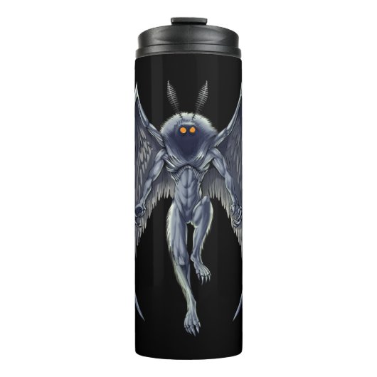 Mothman Cryptid Creature Thermosbecher (Vorderseite)