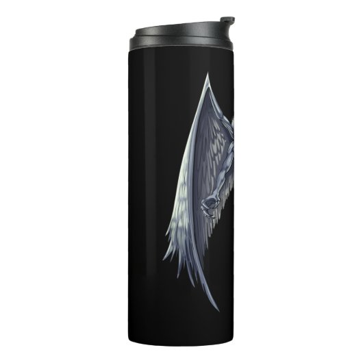 Mothman Cryptid Creature Thermosbecher (Nach links gedreht)