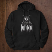 Mothman Cryptid Horror Gothic Paranormal Creature  Hoodie
