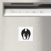 Mothman Cryptid Magnet (In Situ (Geschirrspüler))
