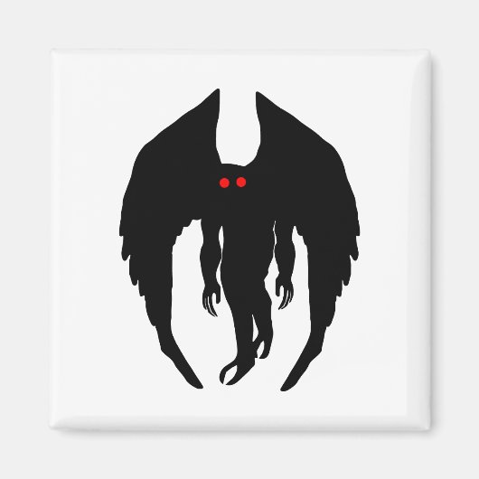 Mothman Cryptid Magnet (Vorne)