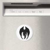 Mothman Cryptid Magnet (In Situ (Geschirrspüler))