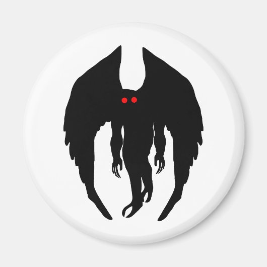 Mothman Cryptid Magnet (Vorne)
