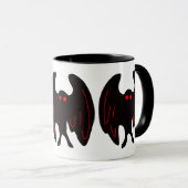 Mothman Cryptid Monster Tasse (VorderseiteRechts)