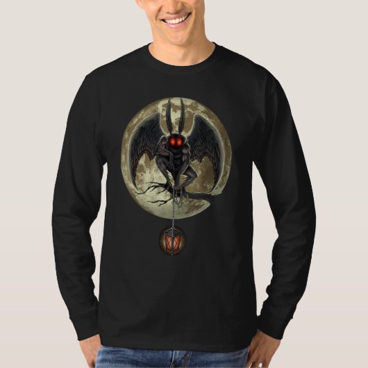 Mothman Cryptozoology Cryptid Creature Cryptozoolo T-Shirt (Vorderseite)