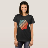 Mothman Cryptozoology Hexa Retro Folklore Cryptid T-Shirt (Vorne ganz)