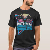 Mothman Cryptozoology Retro Cryptid T-Shirt (Vorderseite)