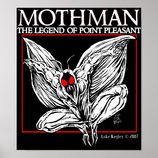 Mothman: Die Legende des Punktes angenehm Poster (Vorne)