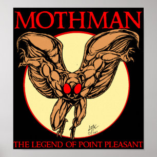 Mothman: Die Legende des Punktes angenehm Poster