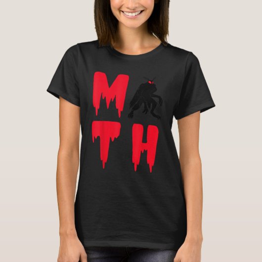 Mothman Folklore Moth Creature Cryptozoology Crypt T-Shirt (Vorderseite)