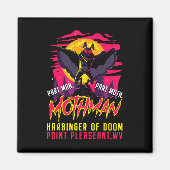 Mothman Fun Cryptid Harbinger Part Man Part Moth Magnet (Vorne)