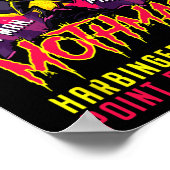 Mothman Fun Cryptid Harbinger Part Man Part Moth Poster (Ecke)