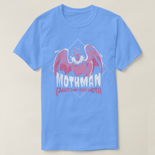 Mothman Funny Niedlich Cryptid Cryptozoology T-Shirt (Design vorne)