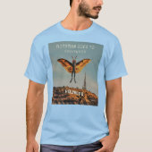 Mothman geht nach Hollywood T-Shirt (Vorderseite)