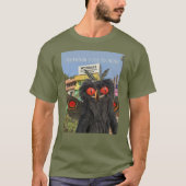 Mothman geht nach Indien T-Shirt (Vorderseite)