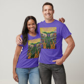 Mothman geht nach Mardi Gras T-Shirt (Unisex)