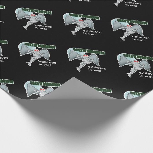 Mothman glaubt an mich! | Punkt angenehm, WV Geschenkpapier (Ecke)