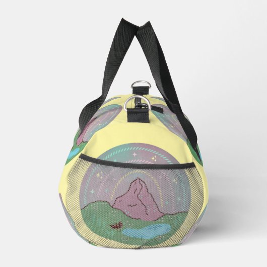 Mothman-Heimatplanet | Kryptide kosmische Folklore Duffle Bag (Rechts)
