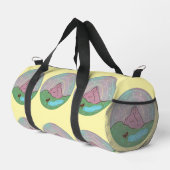 Mothman-Heimatplanet | Kryptide kosmische Folklore Duffle Bag (Rechte Ecke)