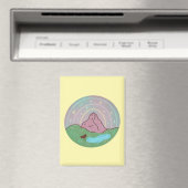 Mothman-Heimatplanet | Kryptide kosmische Folklore Magnet (In Situ (Geschirrspüler))