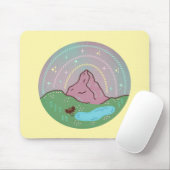 Mothman-Heimatplanet | Kryptide kosmische Folklore Mousepad (Mit Mouse)