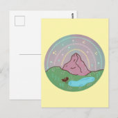 Mothman-Heimatplanet | Kryptide kosmische Folklore Postkarte (Vorne/Hinten)