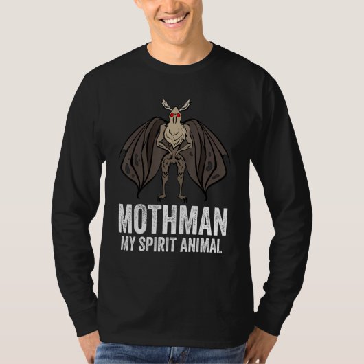 Mothman is My Spiritual Animal T-Shirt (Vorderseite)