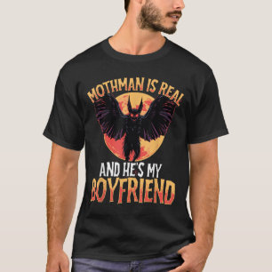 Mothman ist echt und er mein Freund Cryptid Motiv T-Shirt