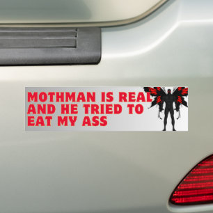 Mothman ist echt und er versuchte, meine A*s zu es Autoaufkleber