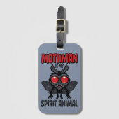 Mothman ist mein Seelentier Gepäckanhänger (Vorderseite Vertikal)