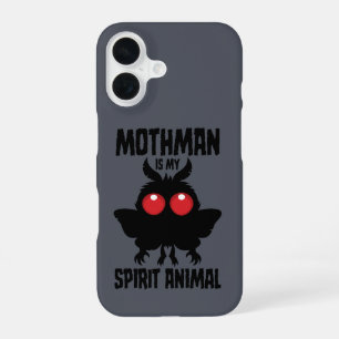 Mothman ist mein spirituelles Tier Silhouette iPhone 16 Hülle